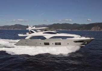 Azimut 100 profilo lato destro