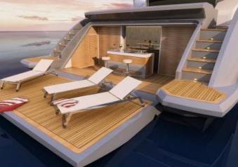 Azimut Grande 140 area relax prua