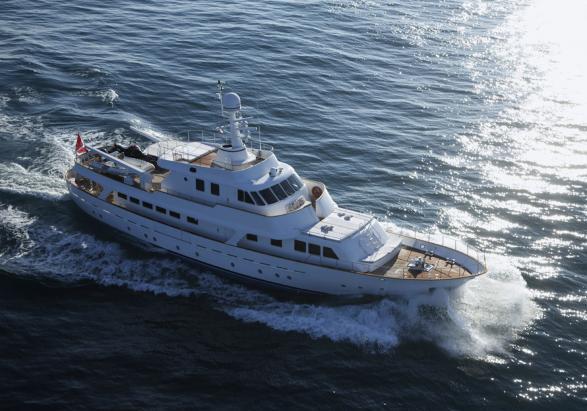 Benetti Mizar dall'alto