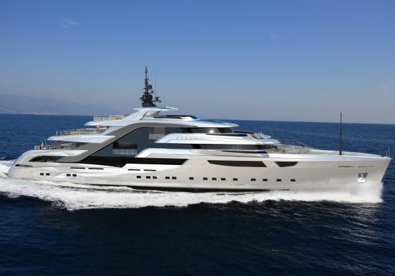 Concept 72 metri Benetti profilo