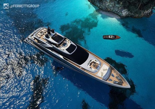 Ferretti Group  il leader su Instagram