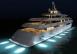 Mega-yacht CRN 129' tre quarti posteriore