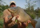 Pesca alla carpa regina foto tre quarti